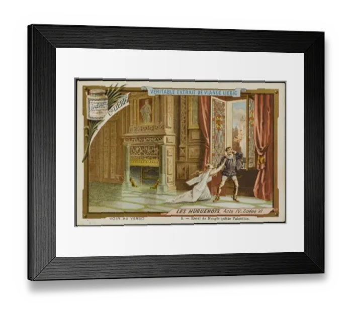 Framed Print : Meyerbeer / Huguenots / Lib5 Framed Print : Meyerbeer / Huguenots / Lib5