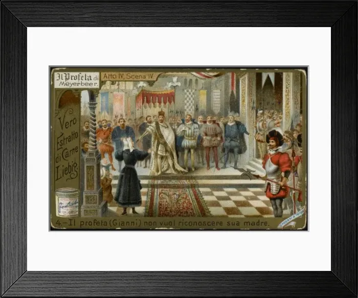 Framed Print : Meyerbeer / Prophete / L4 Framed Print : Meyerbeer / Prophete / L4