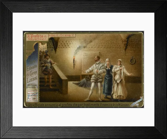 Framed Print : Meyerbeer / Prophete / L5 Framed Print : Meyerbeer / Prophete / L5