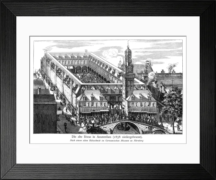 Framed Print : Amsterdam / Exchange 17C Framed Print : Amsterdam / Exchange 17C