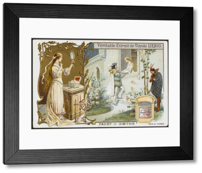 Framed Print : Faust and Marguerite Framed Print : Faust and Marguerite