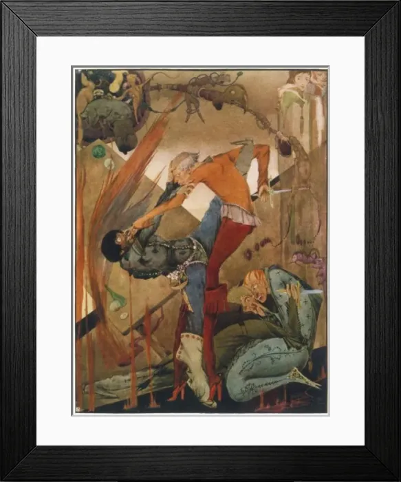 Framed Print : Auerbachs Cellar / Clarke Framed Print : Auerbachs Cellar / Clarke