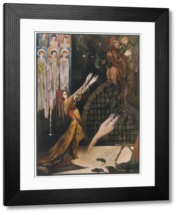 Framed Print : Margarete in Prison Framed Print : Margarete in Prison