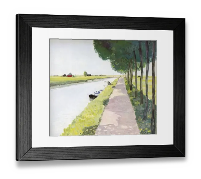 Framed Print : Netherlands Canal Scene Framed Print : Netherlands Canal Scene