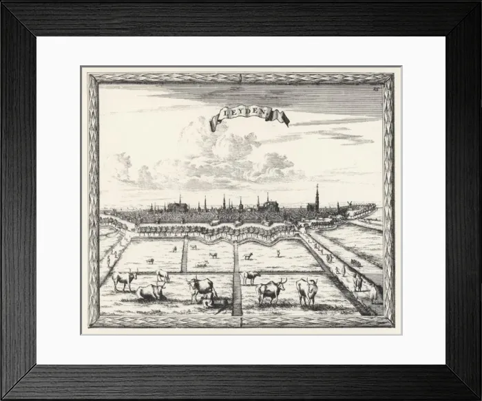 Framed Print : Netherlands / Leiden C1700 Framed Print : Netherlands / Leiden C1700