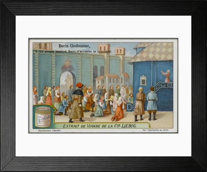 Framed Print : Mussorgsky / Boris / Liebig1 Framed Print : Mussorgsky / Boris / Liebig1