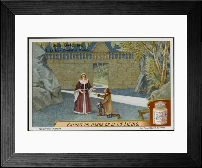 Framed Print : Mussorgsky / Boris / Liebig3 Framed Print : Mussorgsky / Boris / Liebig3