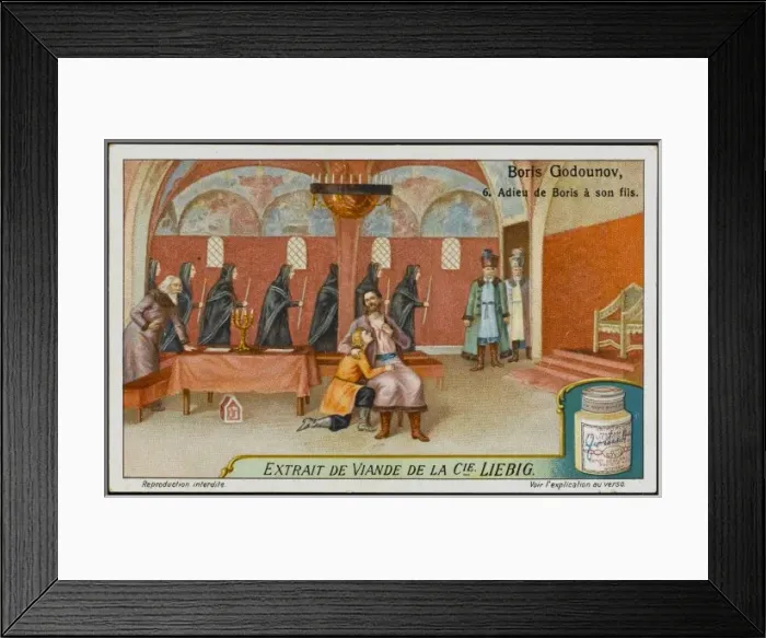 Framed Print : Mussorgsky / Boris / Liebig6 Framed Print : Mussorgsky / Boris / Liebig6