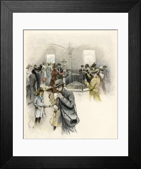 Framed Print : Spa / Taking the Waters Framed Print : Spa / Taking the Waters