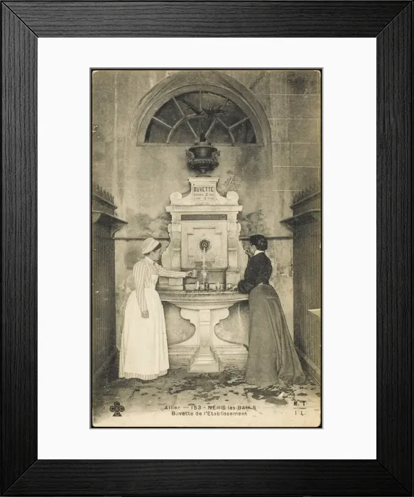 Framed Print : Spa / France / Taking Water Framed Print : Spa / France / Taking Water
