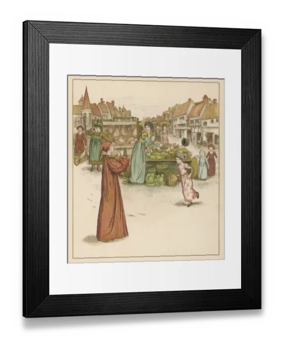 Framed Print : Children Hear Pied Piper Framed Print : Children Hear Pied Piper