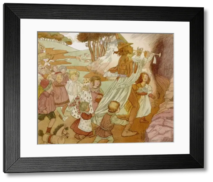 Framed Print : Pied Piper of Hamelin Framed Print : Pied Piper of Hamelin