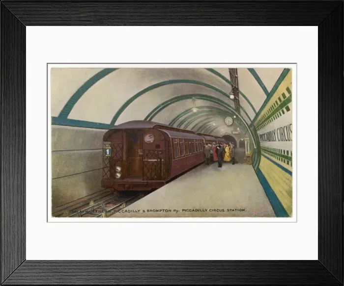 Framed Print : Piccadilly Circus Tube Framed Print : Piccadilly Circus Tube
