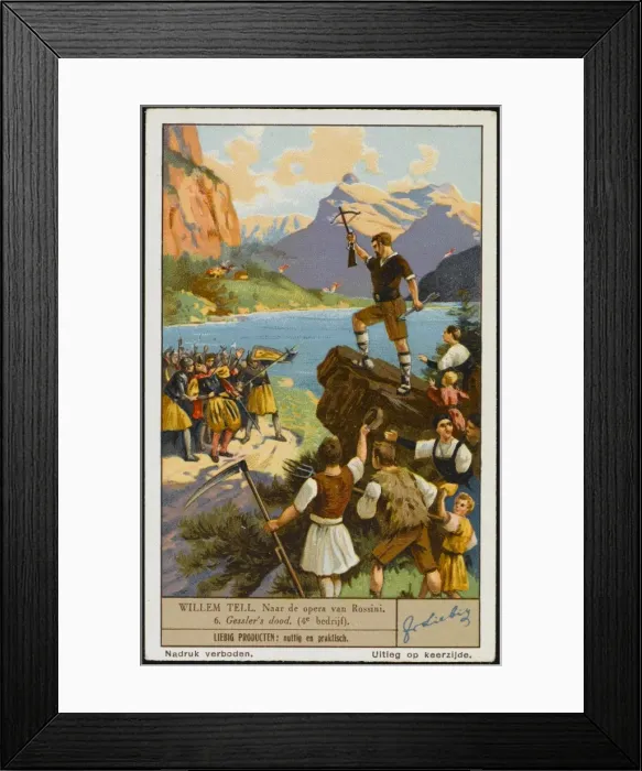 Framed Print : Rossini / Tell / Liebig 6 Framed Print : Rossini / Tell / Liebig 6