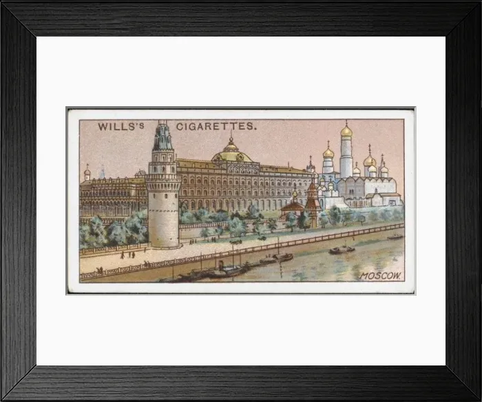 Framed Print : Moscow / Kremlin / Cig Card Framed Print : Moscow / Kremlin / Cig Card