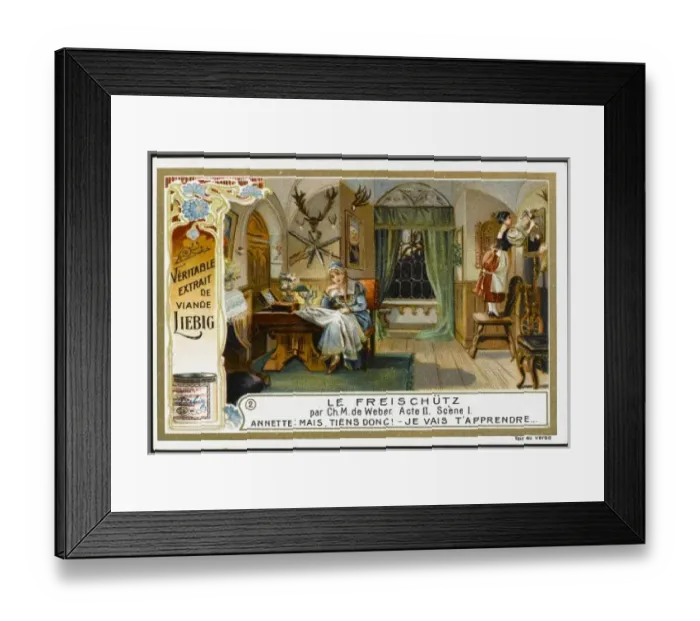 Framed Print : Weber / Freischutz / Liebig2 Framed Print : Weber / Freischutz / Liebig2
