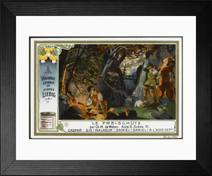 Framed Print : Weber / Freischutz / Liebig3 Framed Print : Weber / Freischutz / Liebig3