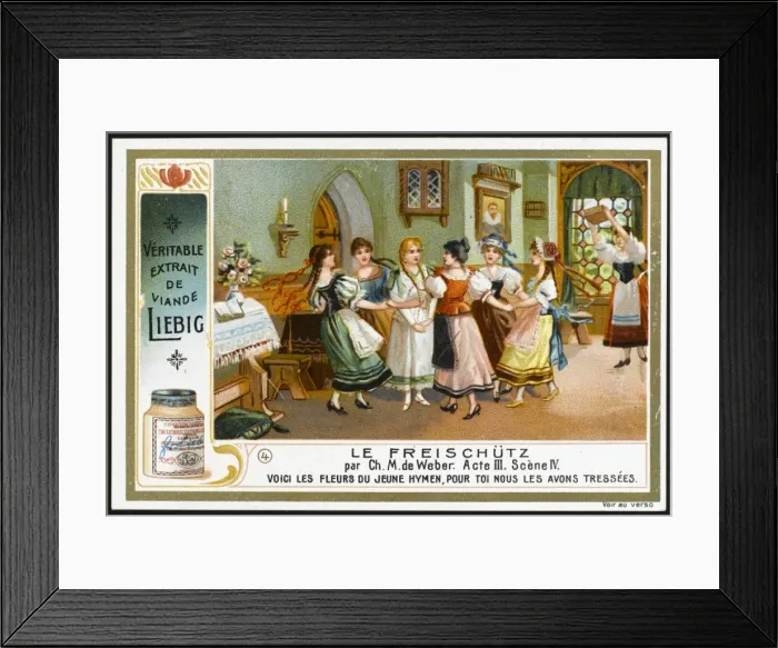 Framed Print : Weber / Freischutz / Liebig4 Framed Print : Weber / Freischutz / Liebig4