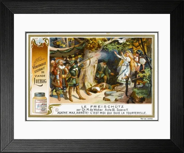Framed Print : Weber / Freischutz / Liebig5 Framed Print : Weber / Freischutz / Liebig5