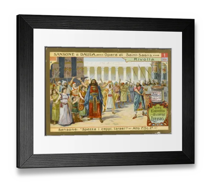 Framed Print : Saint Saens / Samson / Lieb1 Framed Print : Saint Saens / Samson / Lieb1