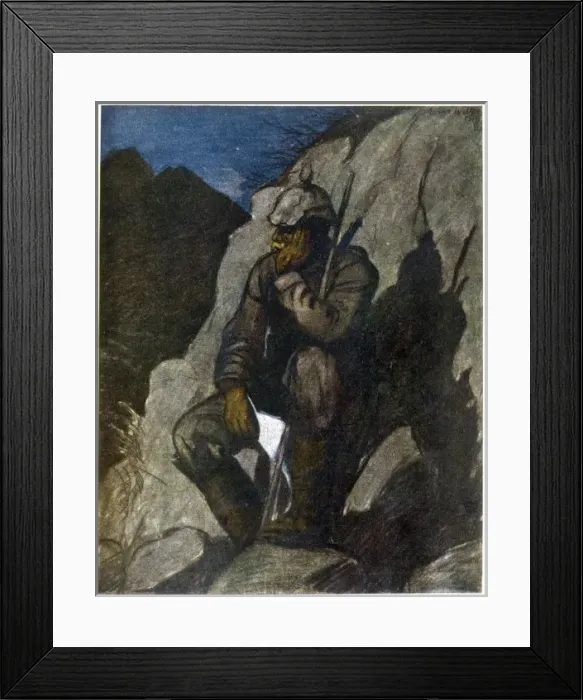 Framed Print : 1916 / German Soldier Framed Print : 1916 / German Soldier