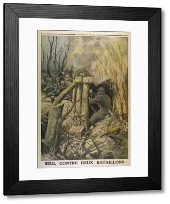 Framed Print : 1916 / French Gunner Framed Print : 1916 / French Gunner