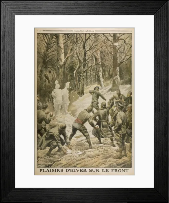 Framed Print : 1917 / French Troops / Snow Framed Print : 1917 / French Troops / Snow