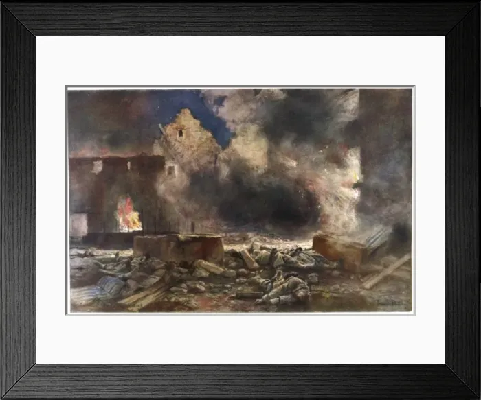 Framed Print : 1918 / Lessard Farm Framed Print : 1918 / Lessard Farm