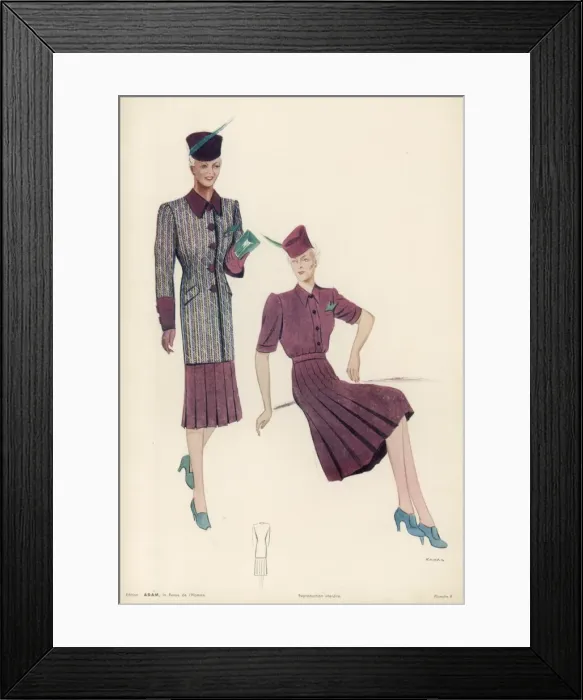 Framed Print : Adam Costume 1939 Framed Print : Adam Costume 1939