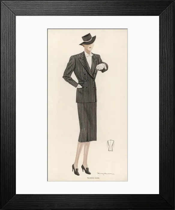 Framed Print : Adam Costume 1939 Framed Print : Adam Costume 1939