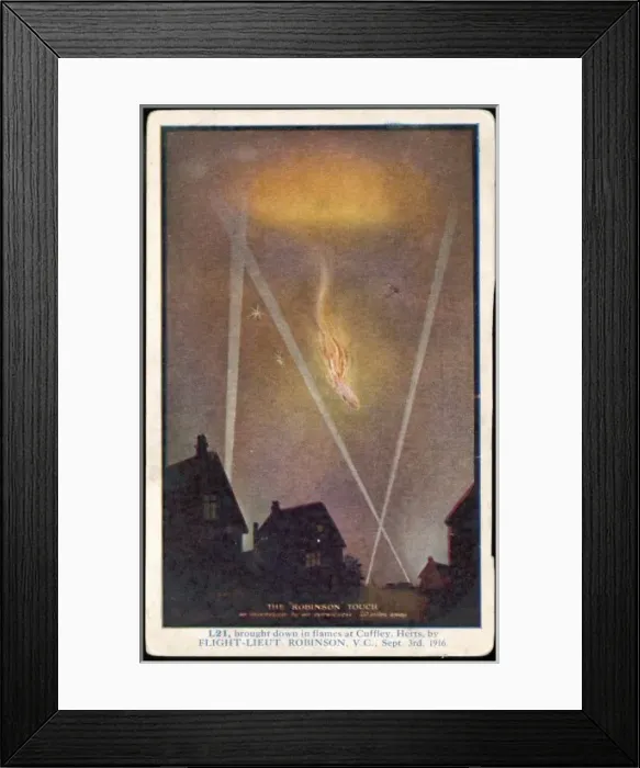 Framed Print : Robinson Downs Zeppelin Framed Print : Robinson Downs Zeppelin