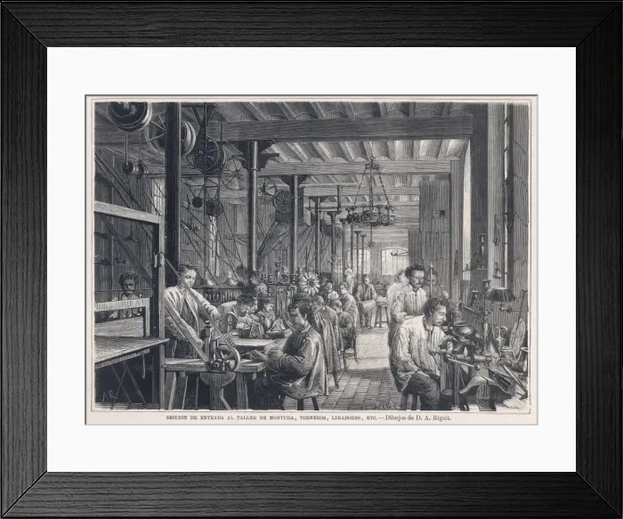 Framed Print : Isaura Ironworks / Spain Framed Print : Isaura Ironworks / Spain