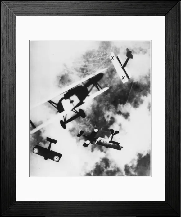 Framed Print : Se5S Vs German Fokker D7 Framed Print : Se5S Vs German Fokker D7