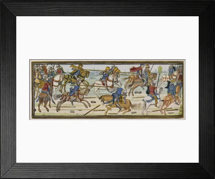 Framed Print : Cavalry Fight 15C Framed Print : Cavalry Fight 15C