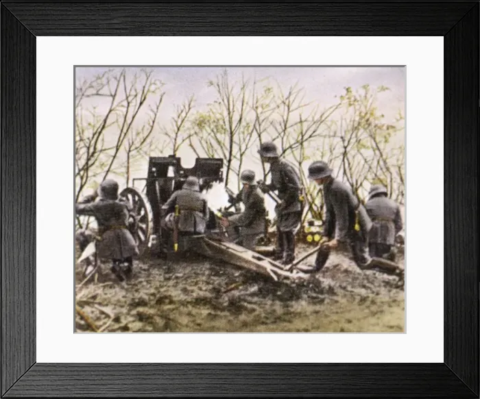 Framed Print : 1918  /  German Resistance