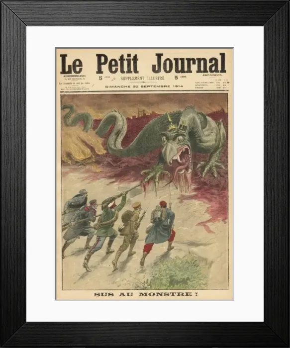 Framed Print : United against Monster Framed Print : United against Monster