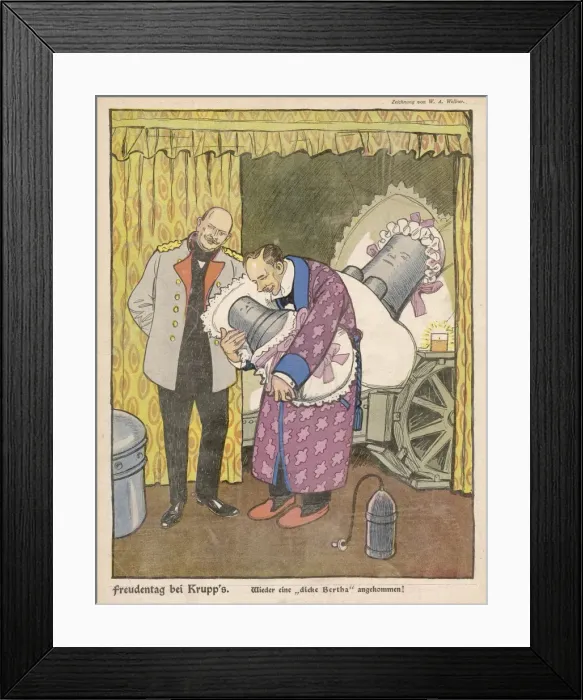 Framed Print : New Arrival at Krupps Framed Print : New Arrival at Krupps