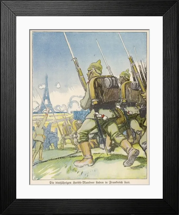 Framed Print : Manoeuvres in Paris Framed Print : Manoeuvres in Paris