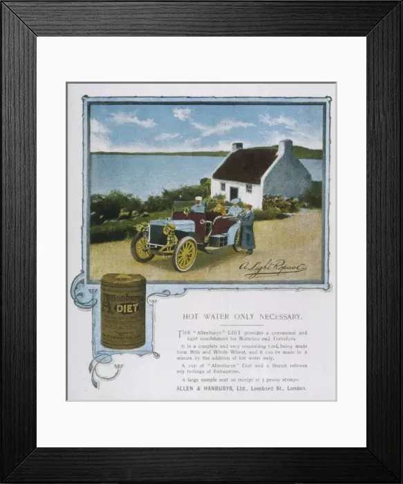 Framed Print : Advert / Diet Health Drink Framed Print : Advert / Diet Health Drink