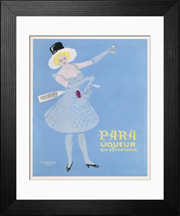 Framed Print : Advert / Para Liqueur 1909 Framed Print : Advert / Para Liqueur 1909
