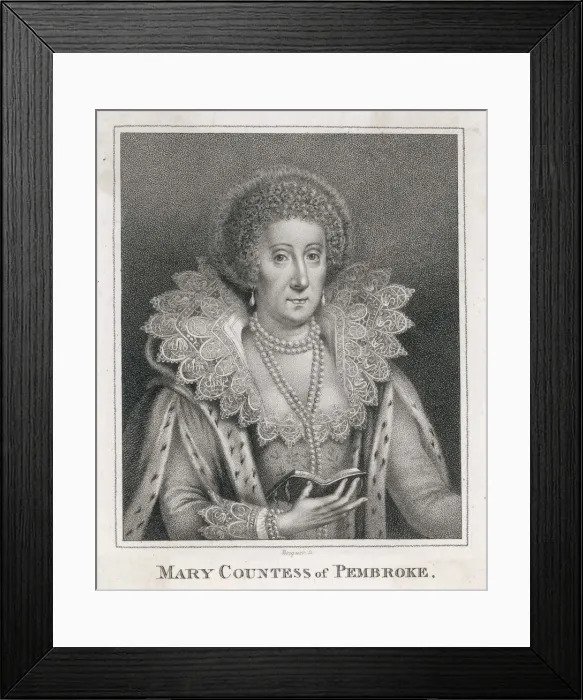 Framed Print : Mary Countess Pembroke 2 Framed Print : Mary Countess Pembroke 2