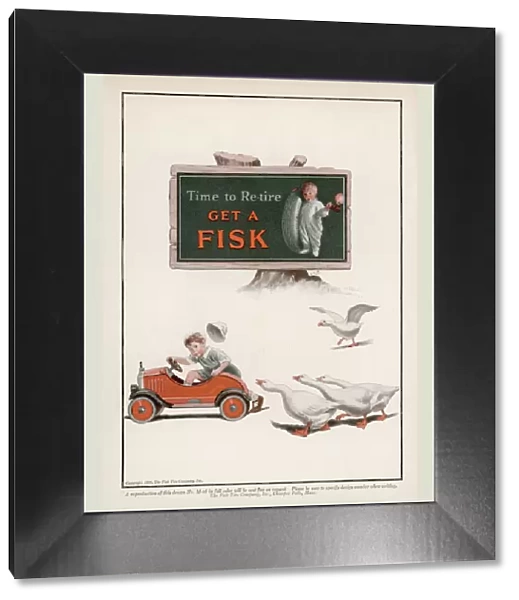 Advert  /  Fisk Tyres 1926