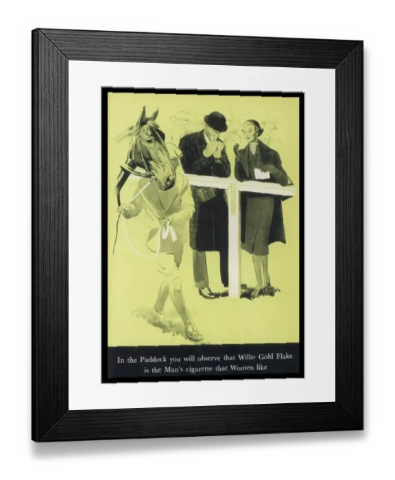 Framed Print : Advert / Gold Flake Cigs Framed Print : Advert / Gold Flake Cigs