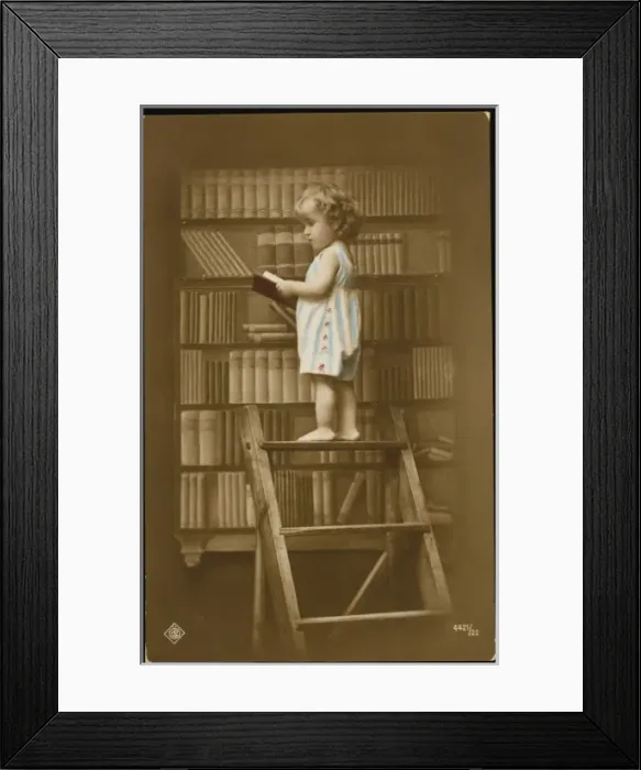 Framed Print : Girl Reading Book Framed Print : Girl Reading Book