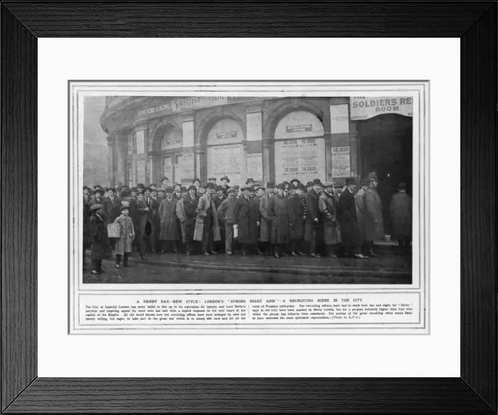 Framed Print : New Recruits / Derby Day Framed Print : New Recruits / Derby Day