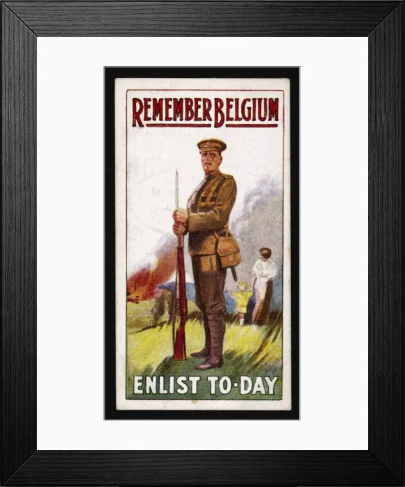 Framed Print : Recruitment Poster / Wills Framed Print : Recruitment Poster / Wills