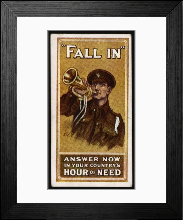 Framed Print : Recruitment Poster / Wills Framed Print : Recruitment Poster / Wills