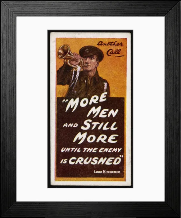 Framed Print : Recruitment Poster / Wills Framed Print : Recruitment Poster / Wills