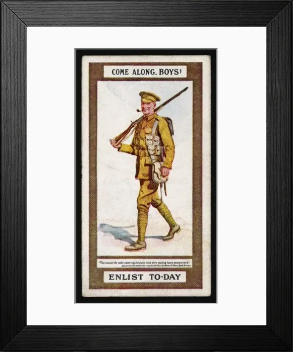 Framed Print : Recruitment Poster / Wills Framed Print : Recruitment Poster / Wills