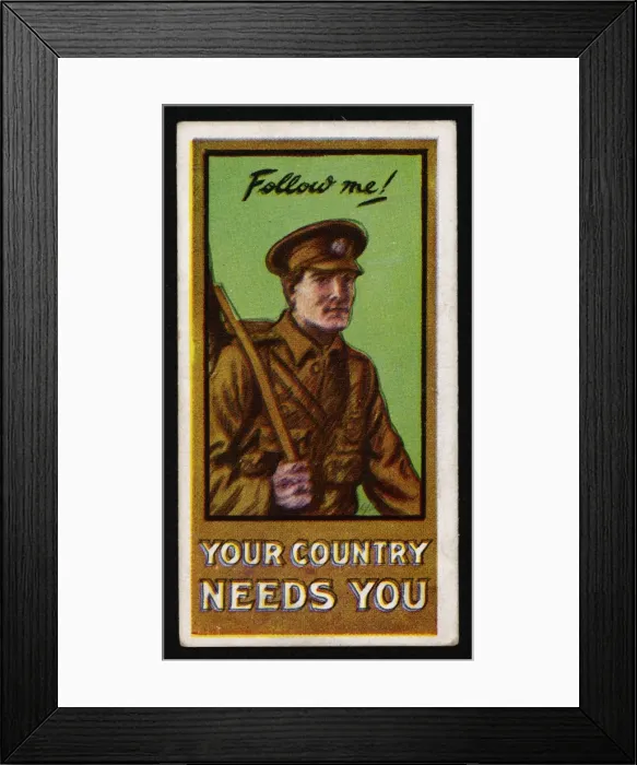 Framed Print : Recruitment Poster / Wills Framed Print : Recruitment Poster / Wills